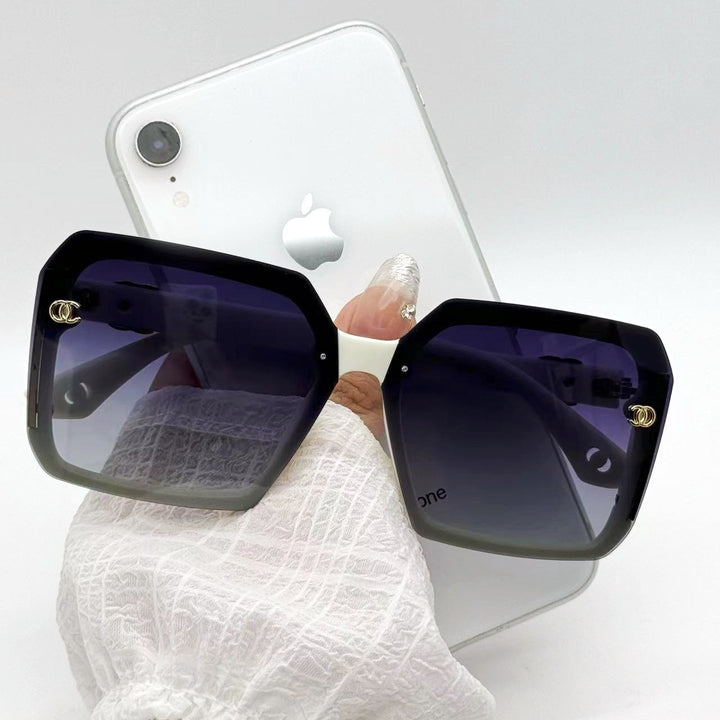 Ladies Fashion Sunglasses with distinctive square frame and luxurious accents Stornfield