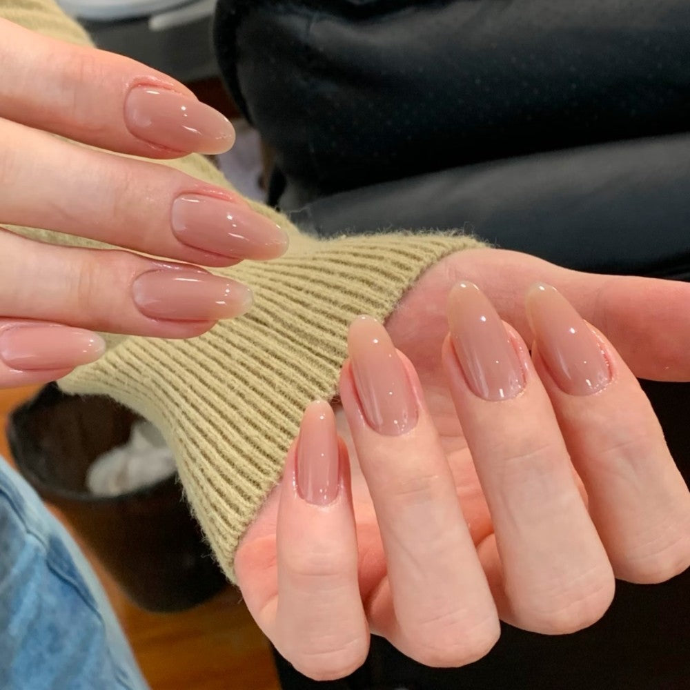 Premium Glossy Gel Nail Extensions