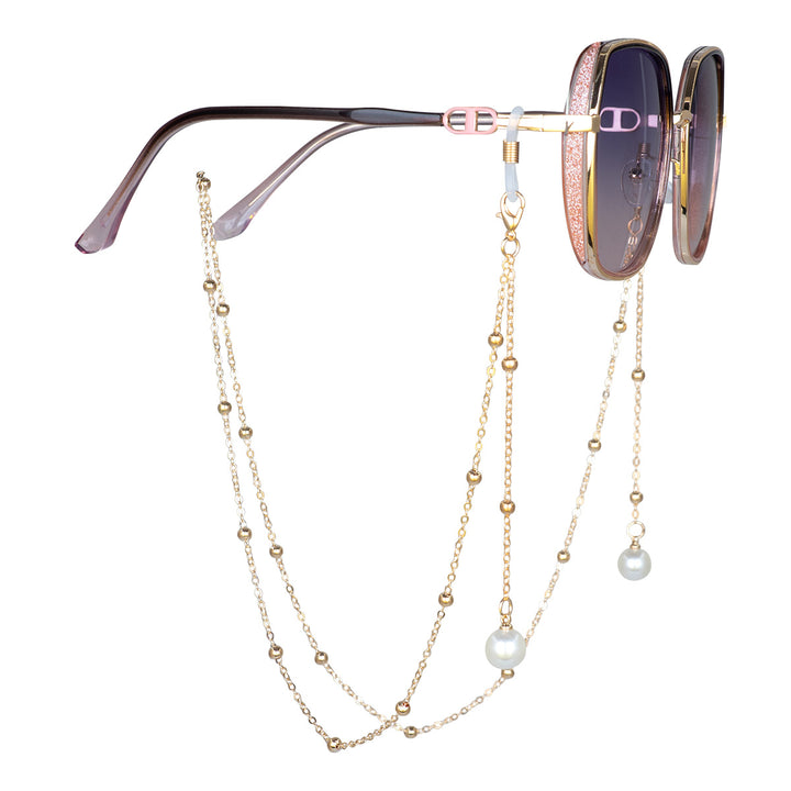 Elegant Pearl-Accent Eyewear Chain Stornfield