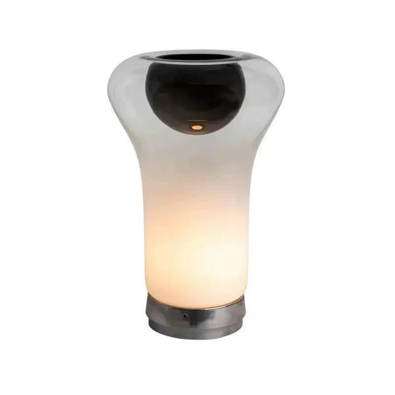 Elegant Glass Table Lamp with Unique Design