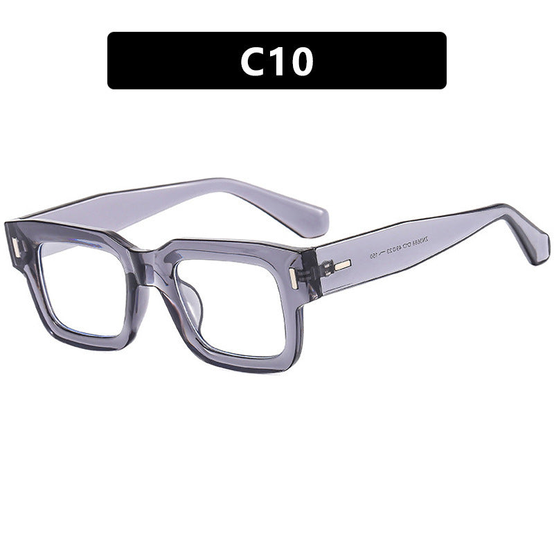 Ladies stylish square sunglasses with eye-catching leopard print Stornfield
