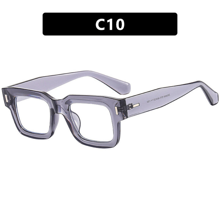 Ladies stylish square sunglasses with eye-catching leopard print Stornfield