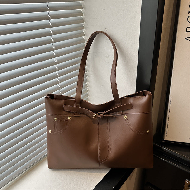 Spacious Multi-Pocket Tote Bag