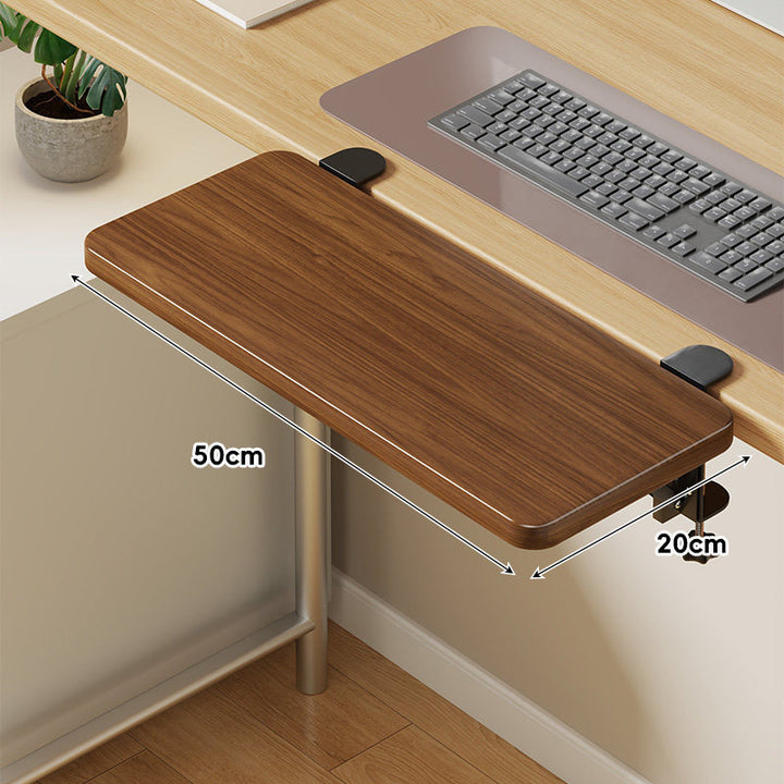 Extra-Wide Low-Profile Under-Desk Slide-Out Keyboard and Mouse Platform