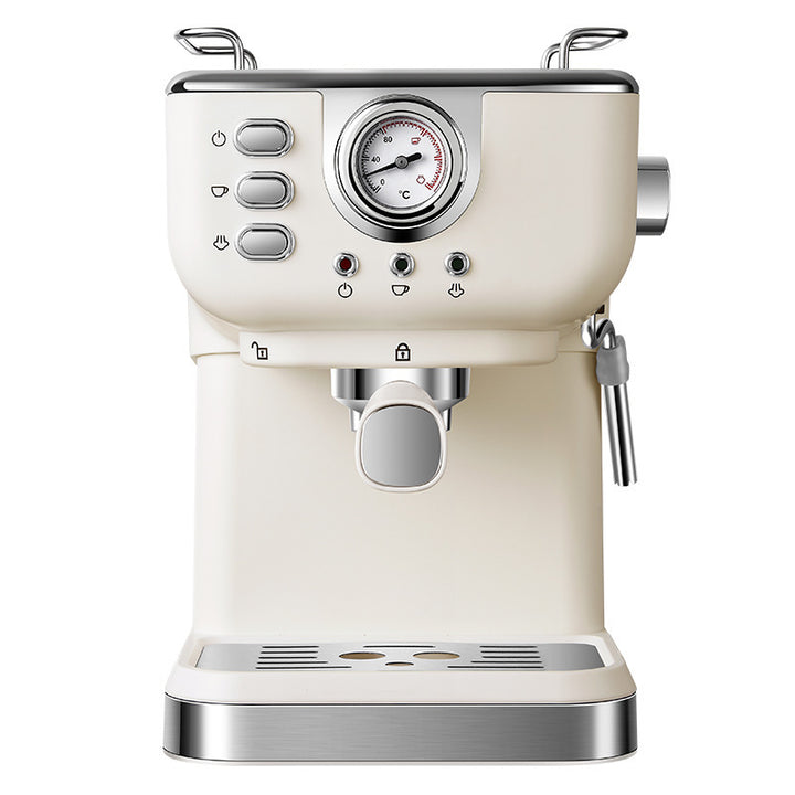 Espresso machine with integrated steam nozzle and precise temperature control Stornfield