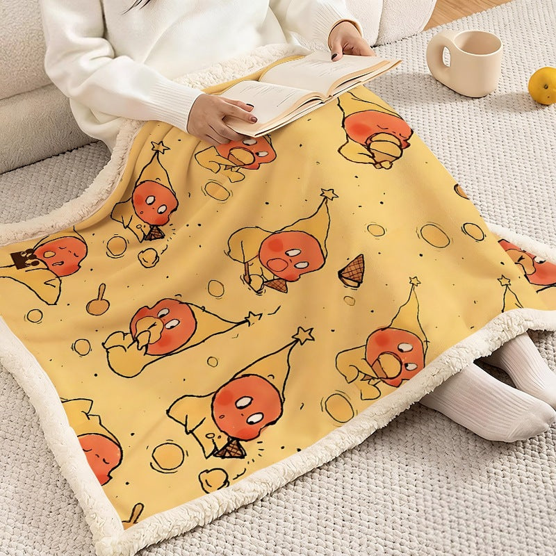 Soft Flannel Cartoon Fleece Blanket