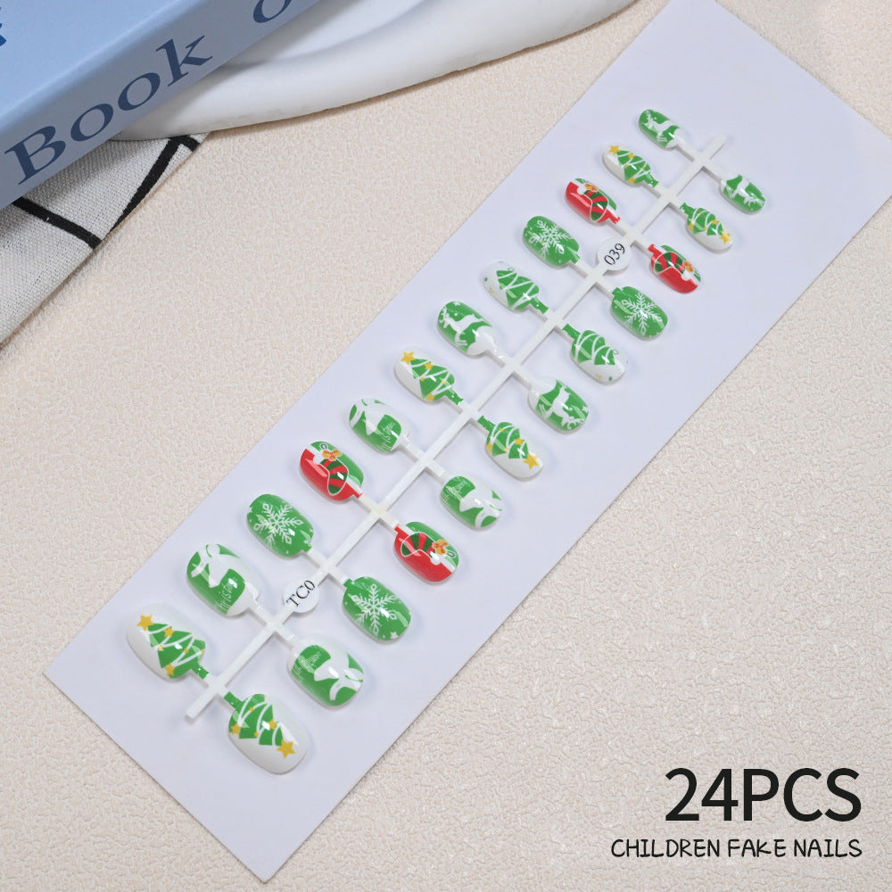 Children's Fun-Themed Press-On Nail Set Stornfield