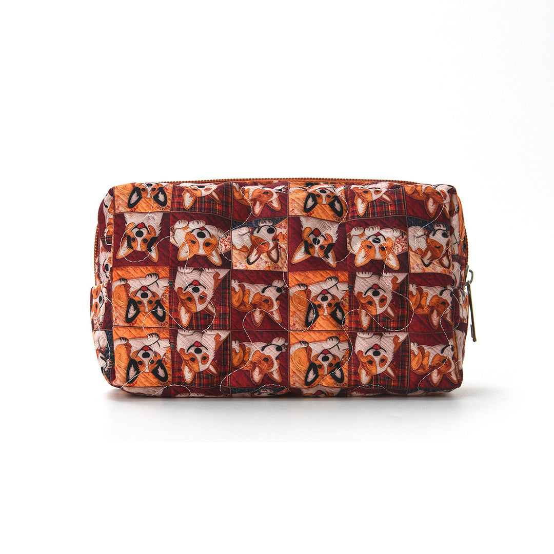 Cosmetic pouch with colorful animal design Stornfield