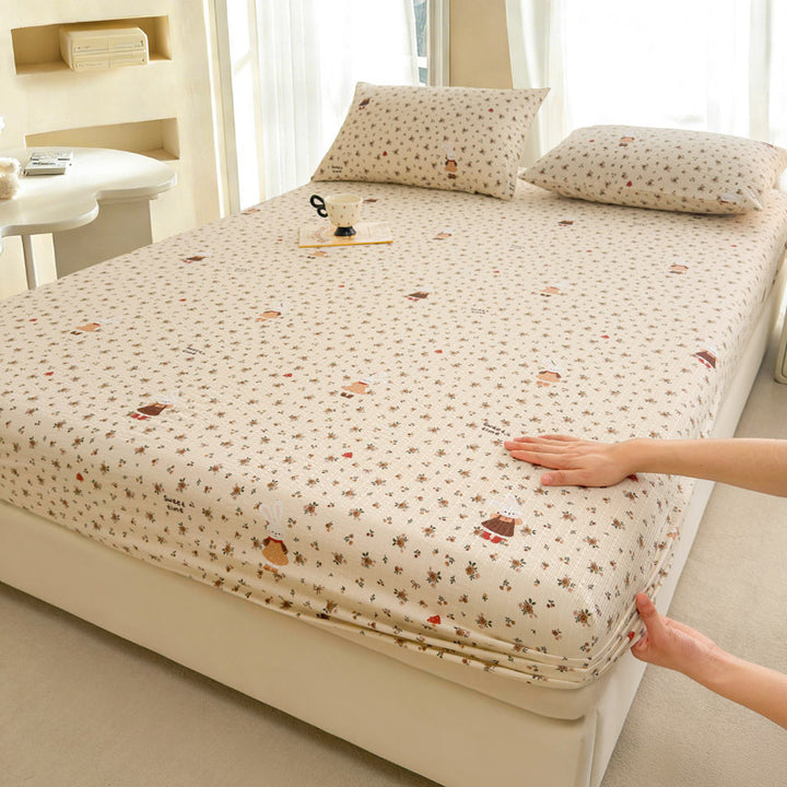 Soft Printed Mattress Protector