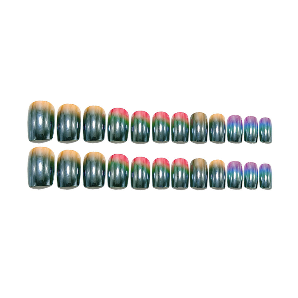 Spectacular Art Nails in Rainbow Design Stornfield