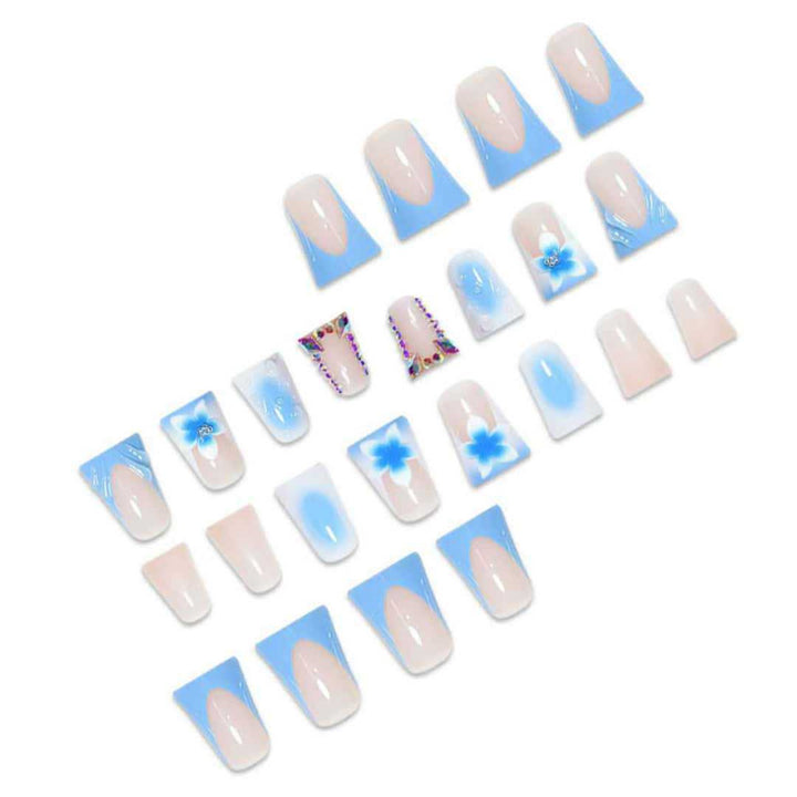 Artistic Long Press-On Nail Extensions Stornfield