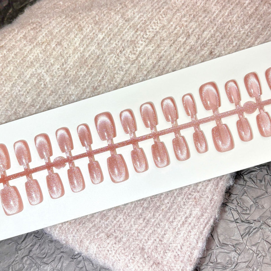 Glamorous Glitter-Infused Press-On Nail Set