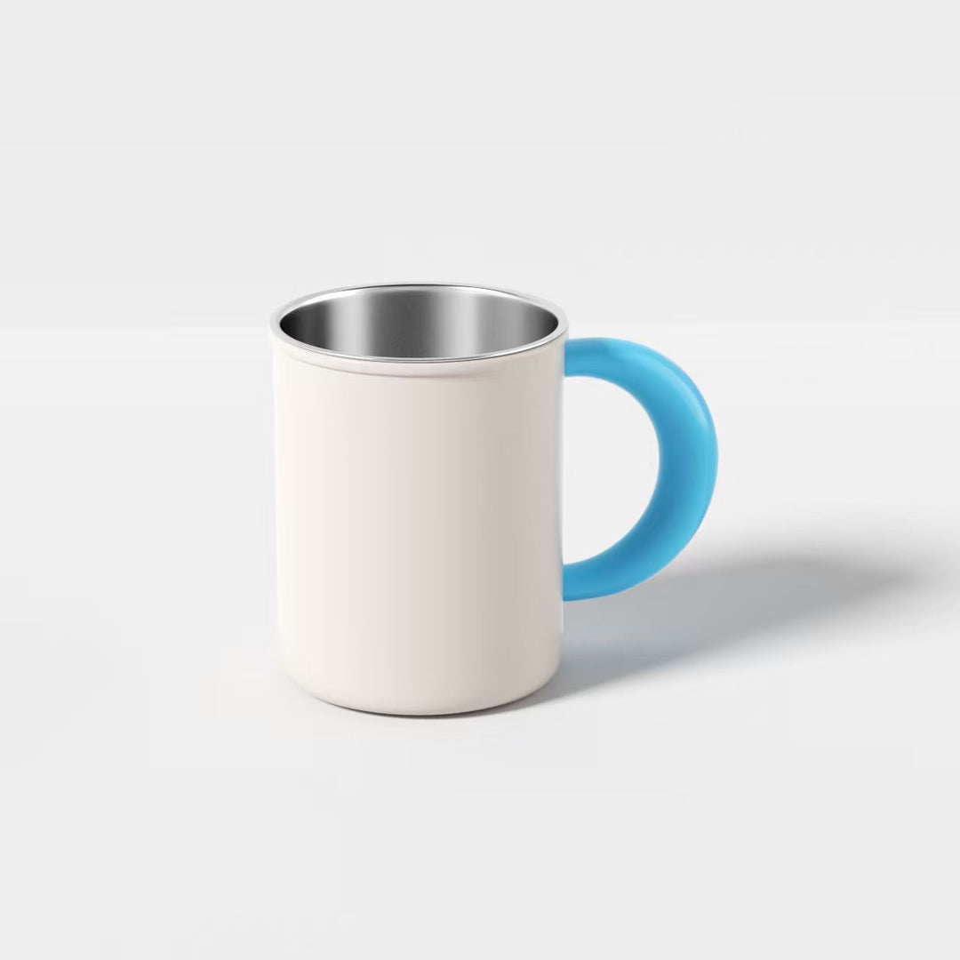 Stainless Steel Coffee and Tea Cup with Ergonomic Handle Stornfield