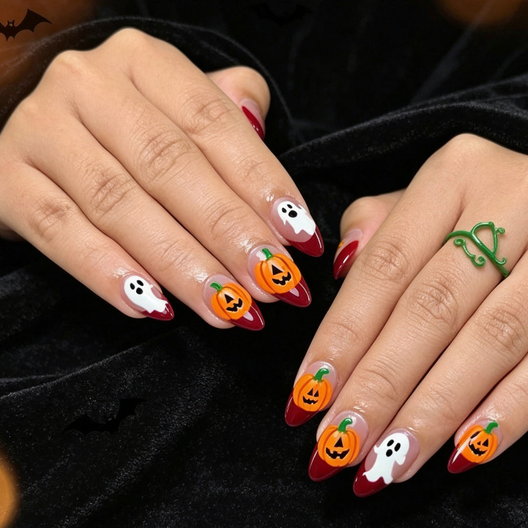Festive Halloween Nail Art Design Stornfield