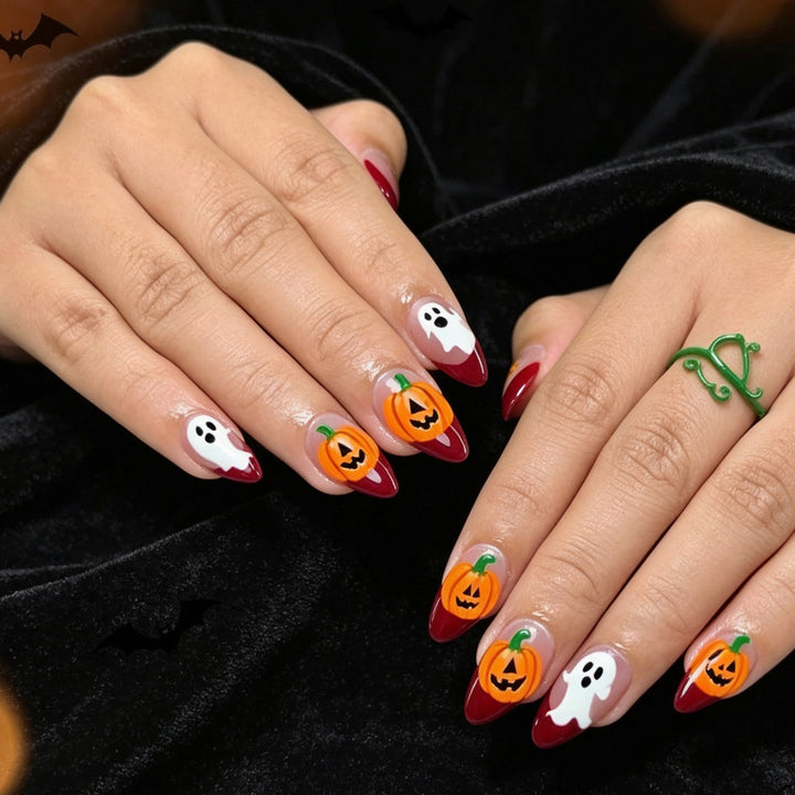 Festive Halloween Nail Art Design Stornfield
