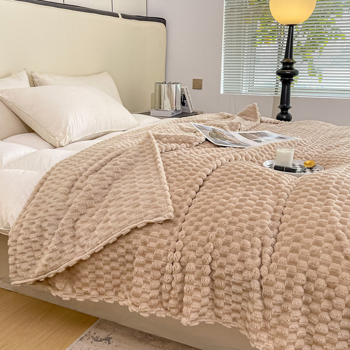 Luxurious Textured Throw Blanket Stornfield