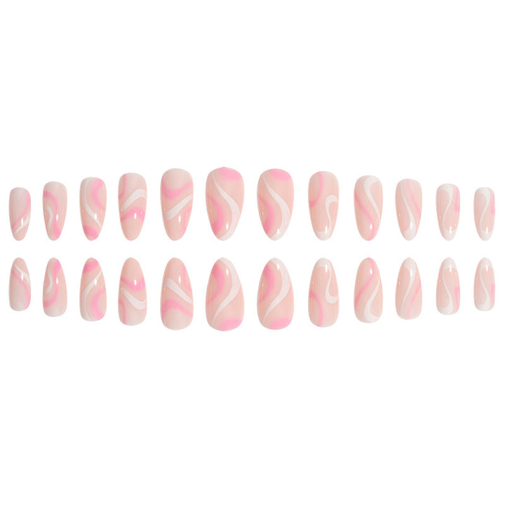 Elegant Geometric Art Press-On Nails Stornfield