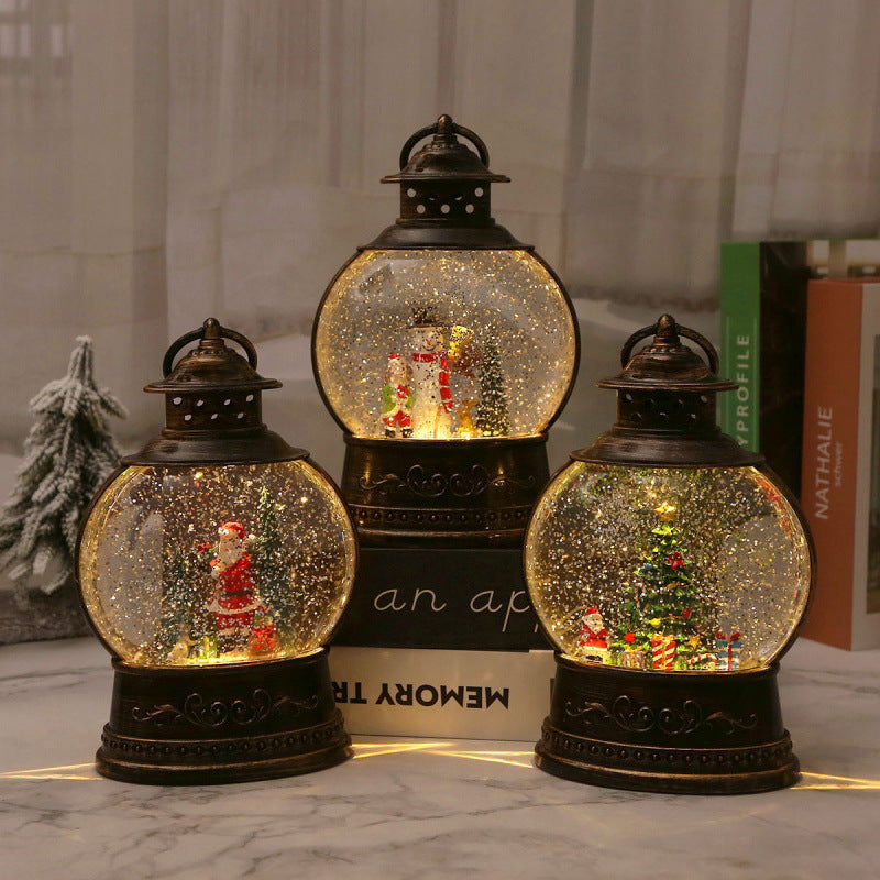 LED Snow Globe Lantern Stornfield