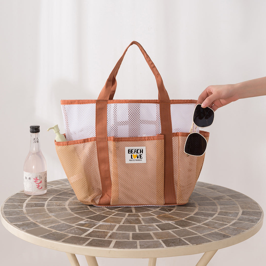 Spacious Mesh Beach Tote