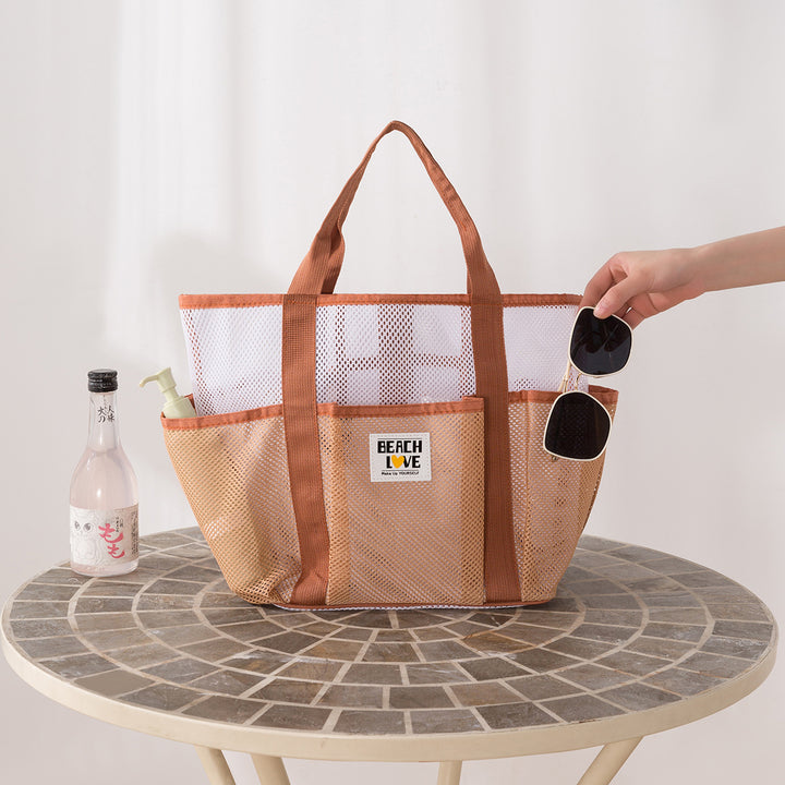 Spacious Mesh Beach Tote