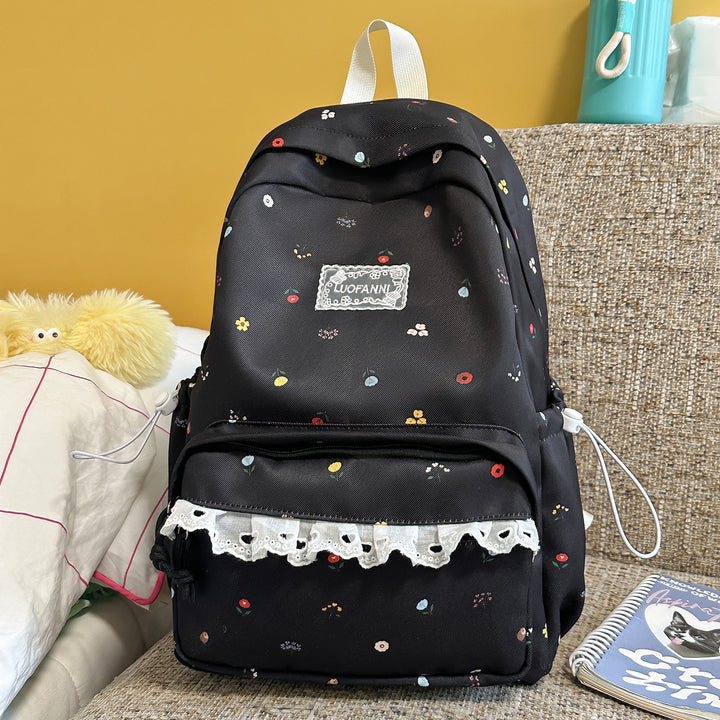 Decorative Floral-Embellished Backpack Stornfield