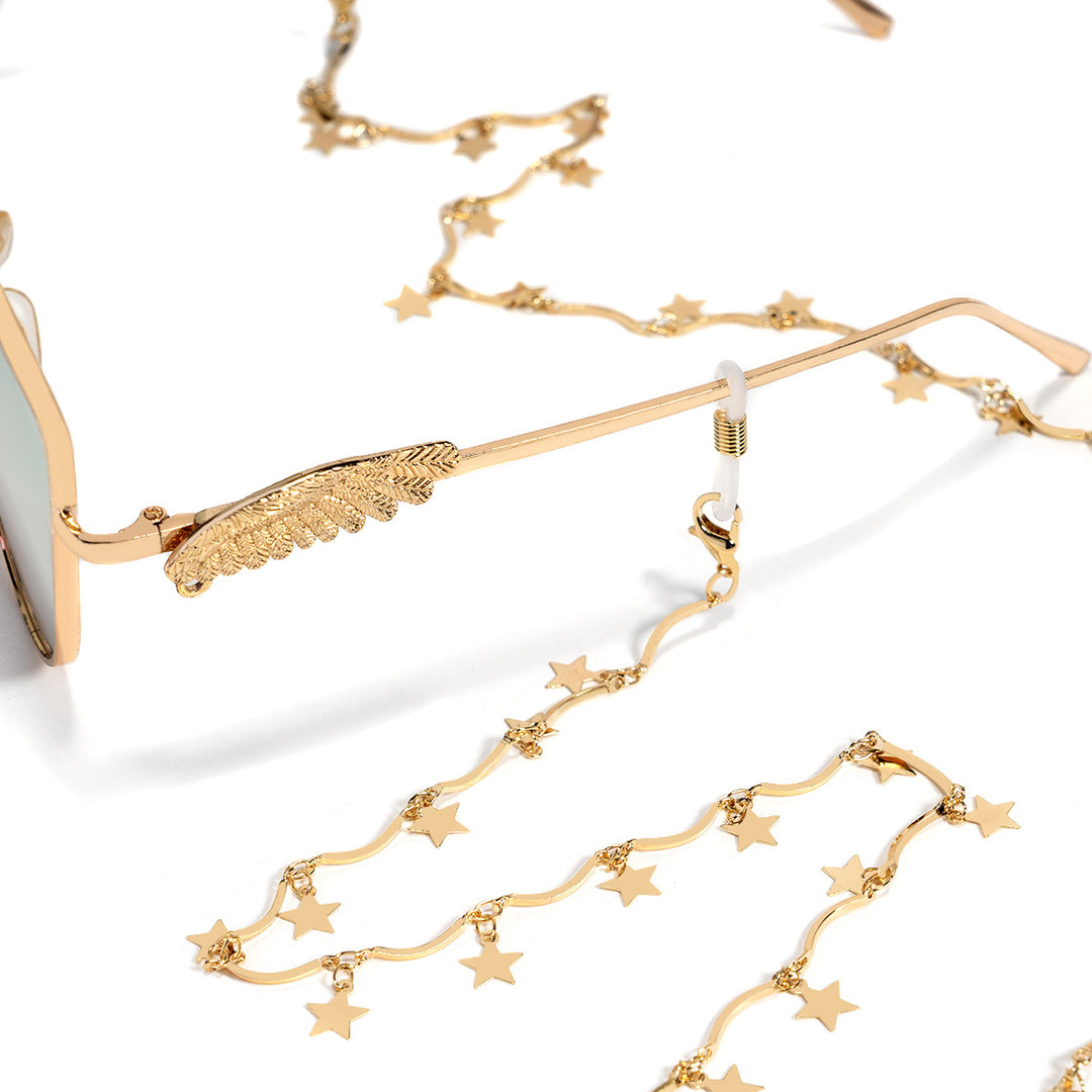 Star-Patterned Eyewear Chain Stornfield