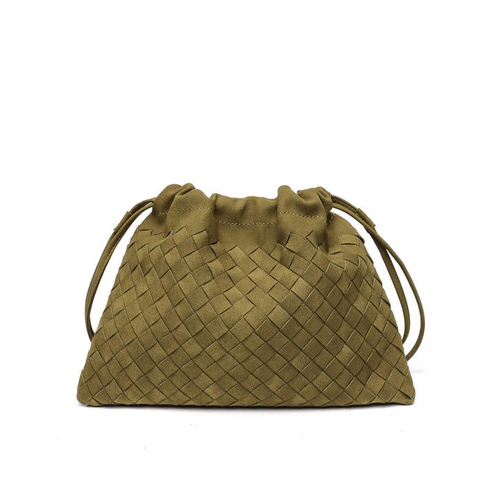 Woven Drawstring Shoulder Bag Stornfield