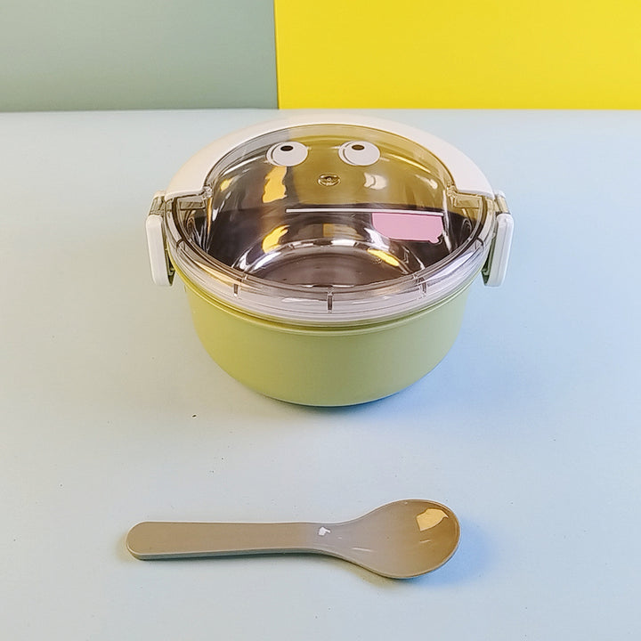 Playful Cartoon Face Food Storage