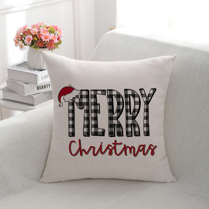 Christmas-Themed Decorative Throw Pillow