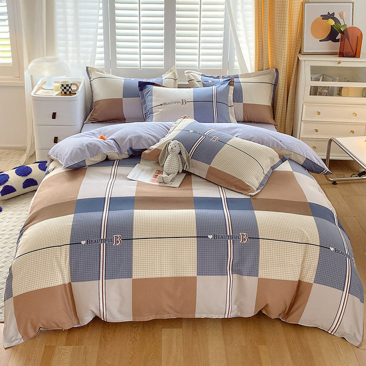 Whimsical Floral Pattern Bedding Set