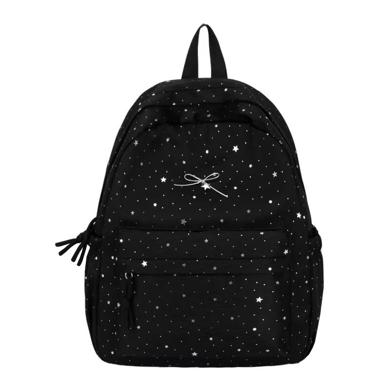 Backpack with Glittering Star Motif and Versatile Storage Options Stornfield