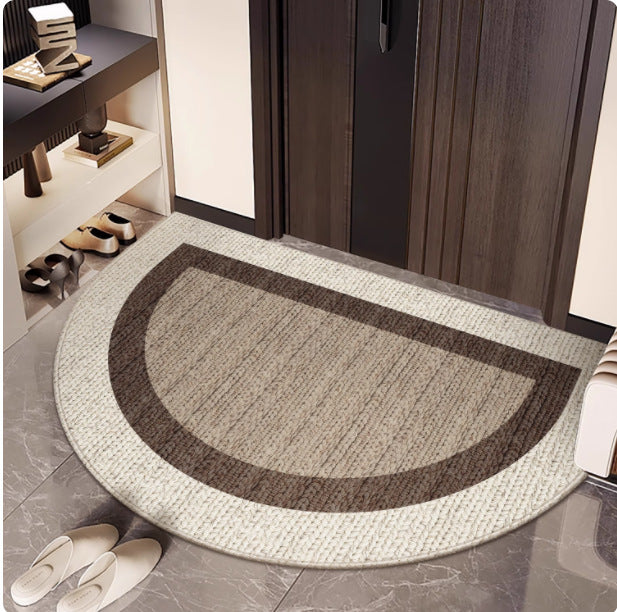 Half-Circle Decorative Door Mat