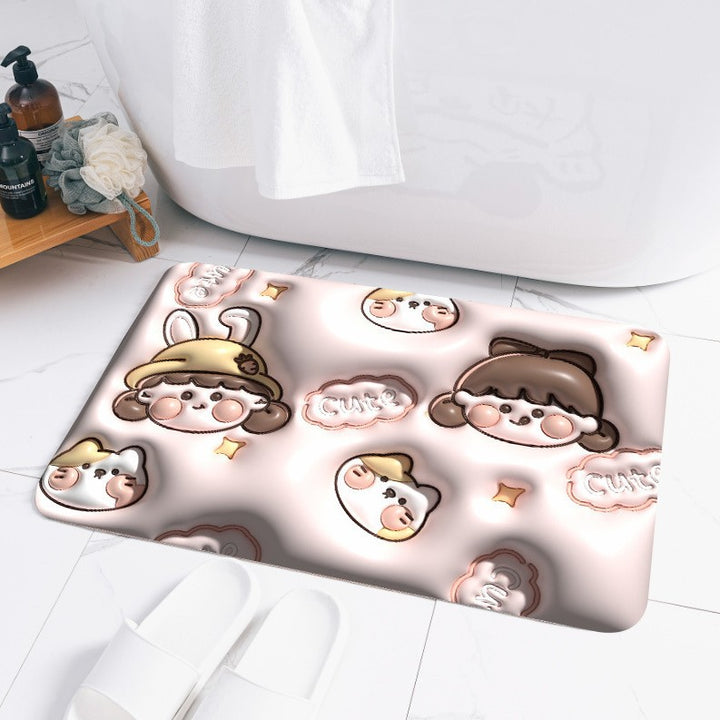 Galaxy-Themed Soft Bath Mat