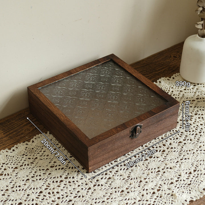 Vintage Octagonal Wooden Jewelry Box