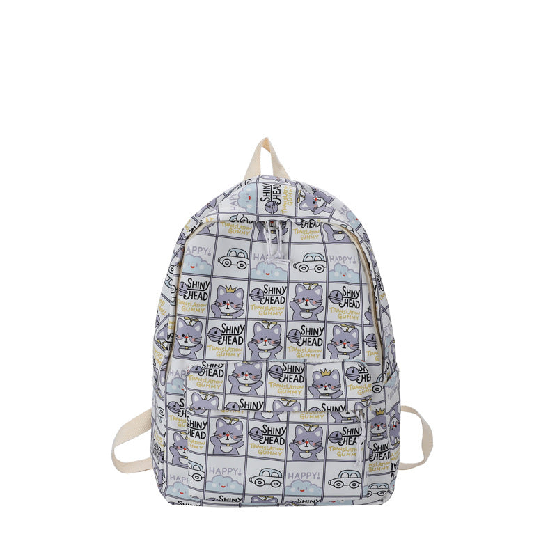 Cartoon Patterned Backpack Stornfield