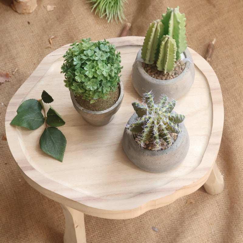 Elegant wood side table Stornfield