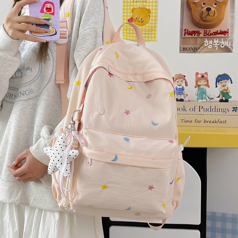 Embroidered Moon and Star Backpack Stornfield