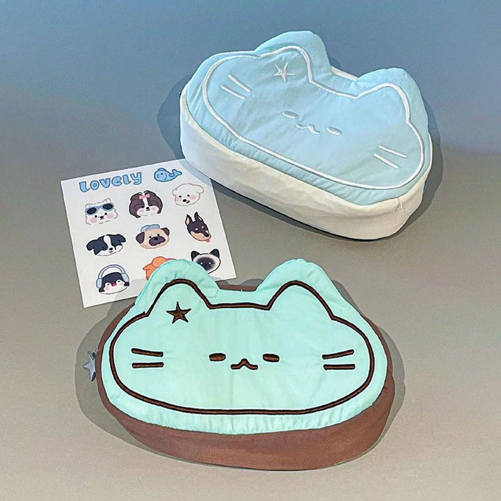 Cute Cat-Shaped Storage Pouch