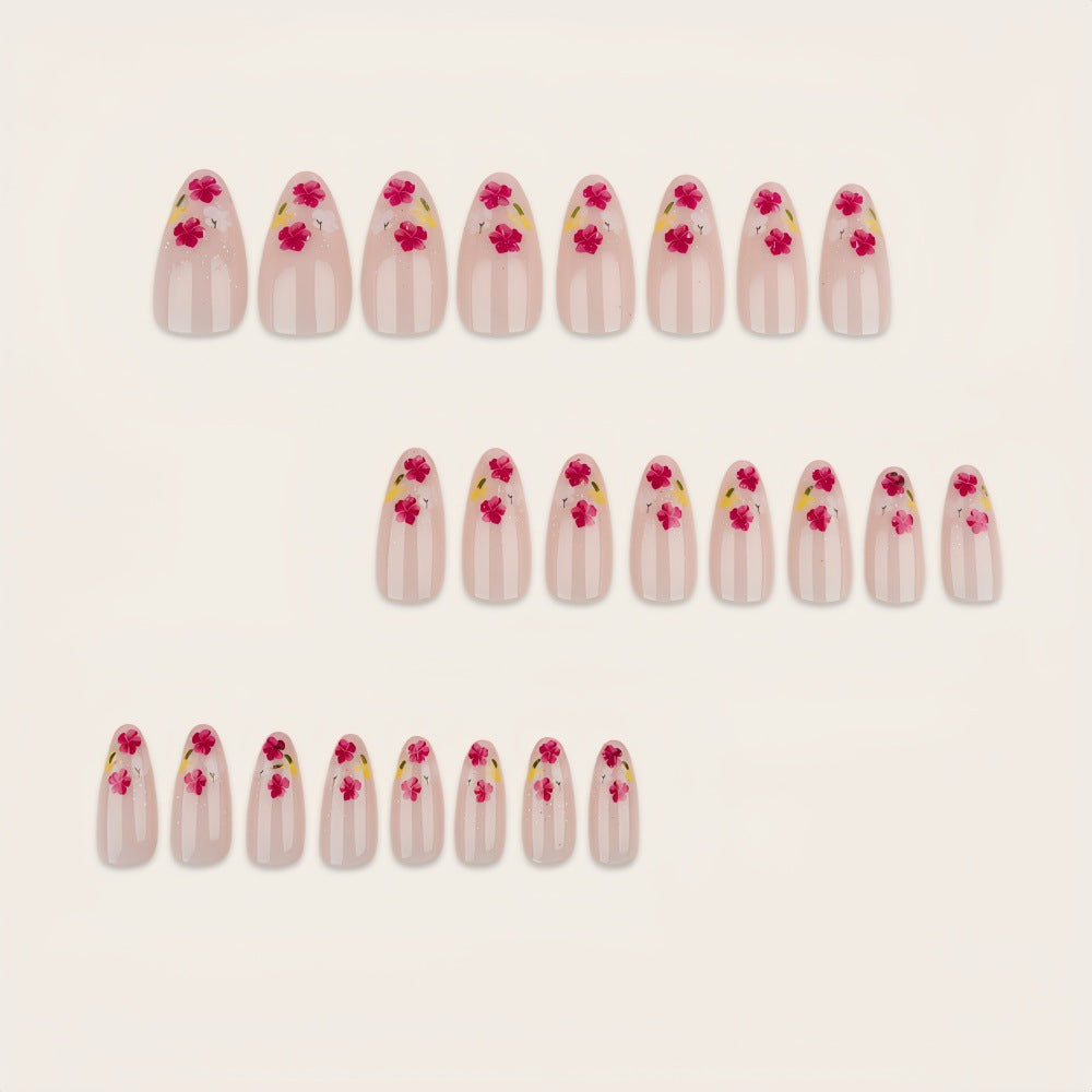 Artificial nails with floral accents Stornfield