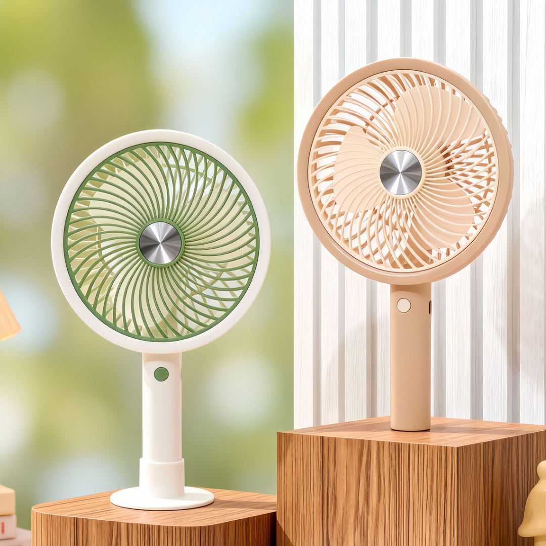 Women's Portable Table Fan with Adjustable Tilt Angle and USB Connection Stornfield