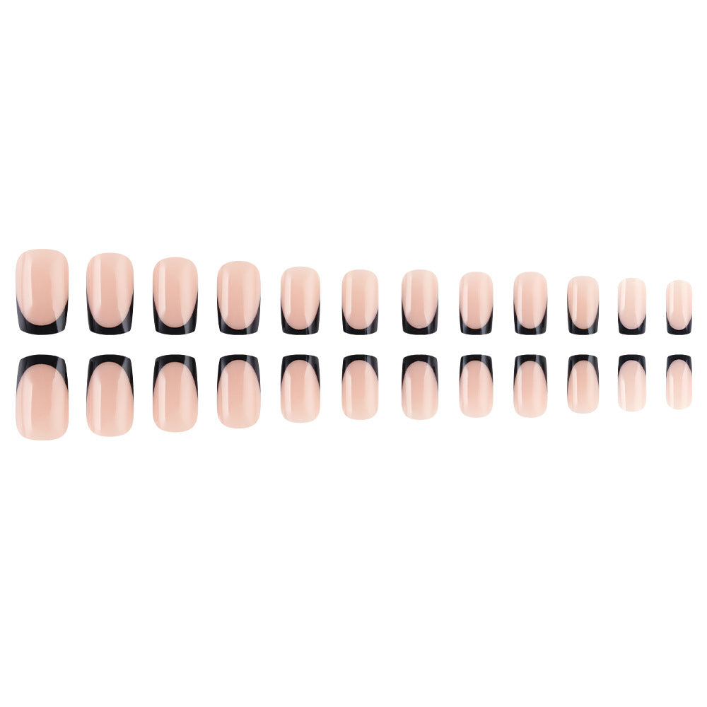 Elegant French Tip Nail Extensions Stornfield