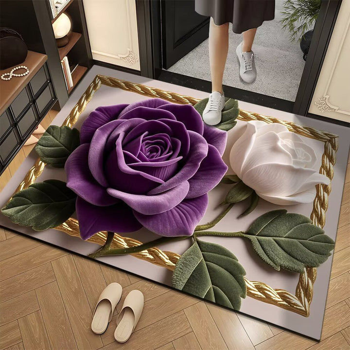 Floral 3D Decorative Area Mat