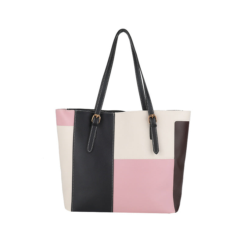 Stylish Color Block Tote Bag Stornfield