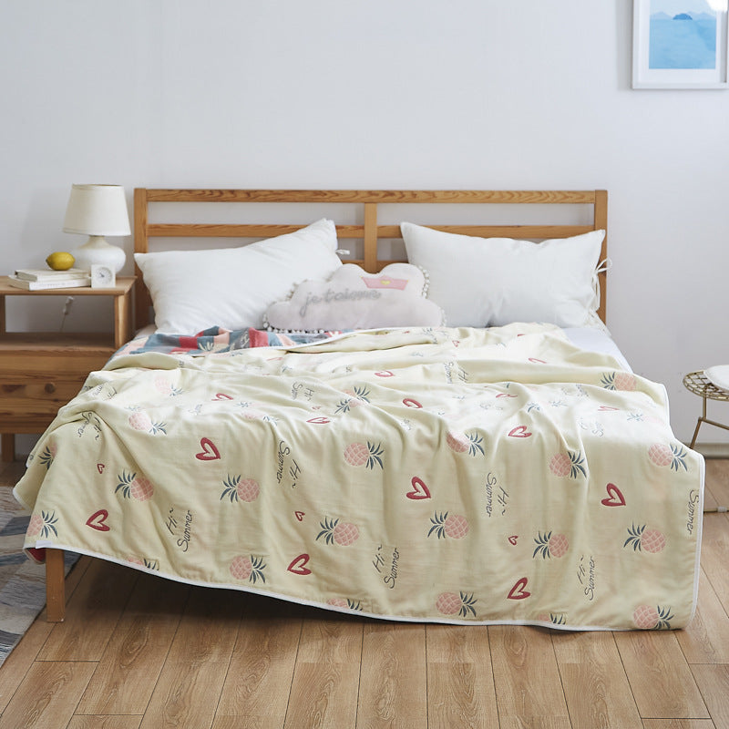 Women Elegant Blanket with Subtle Leaf Pattern Stornfield