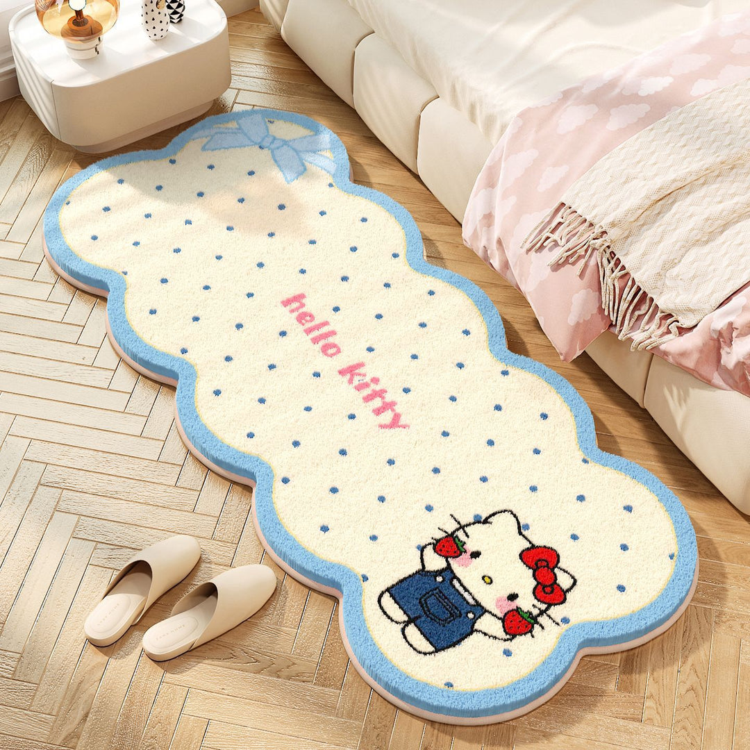 Cute Cartoon-Themed Plush Area Rug
