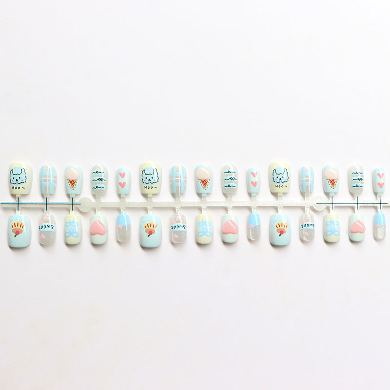 Creative Themed Press-On Nail Set Stornfield