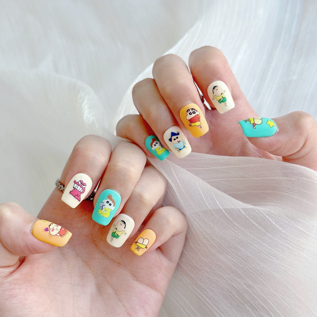 Whimsical Character Press-On Nail Set  1791774190