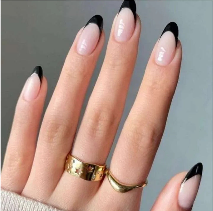 Elegant French Tip Press-On Nails Stornfield 1789085735