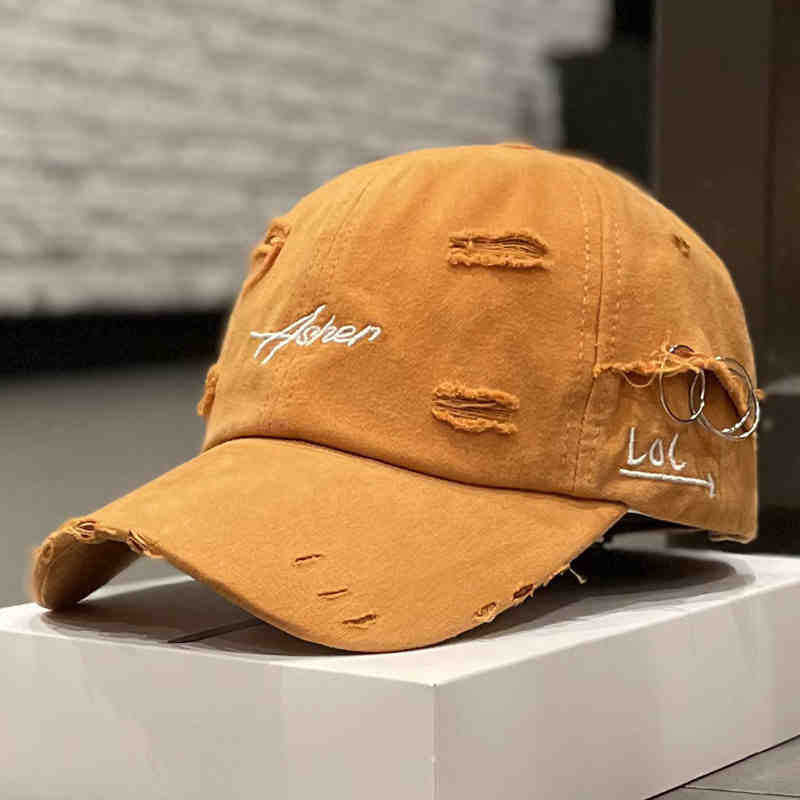Unisex Distressed Denim Adjustable Cap Stornfield