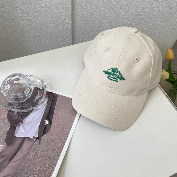 Men's Vintage-Inspired Mountain Graphic Baseball Cap Stornfield